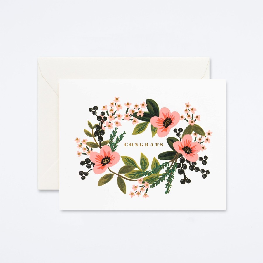 Rifle Paper Co Congrats Bouquet Card Congrats