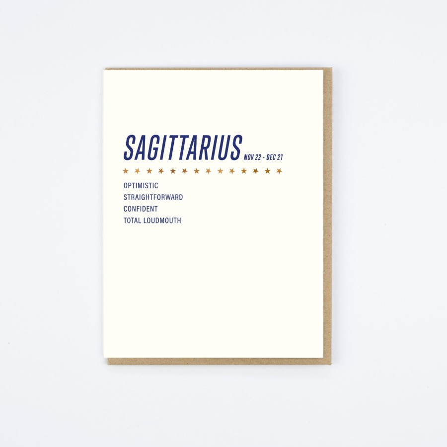 Sapling Press Sagittarius Card Birthday