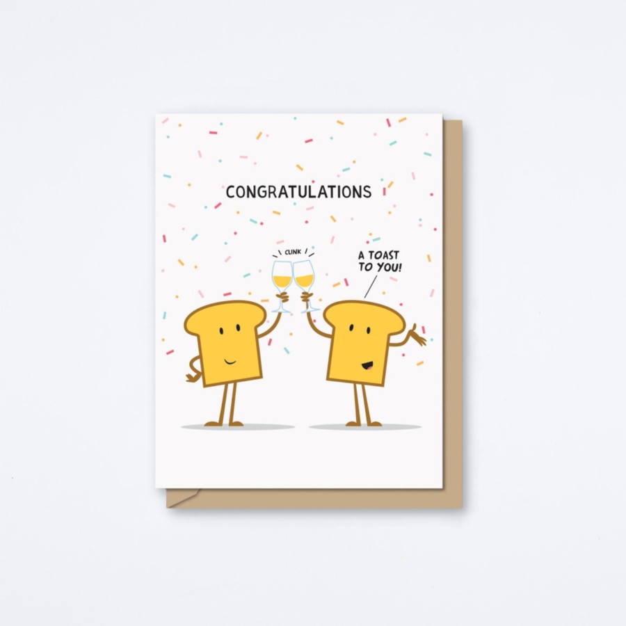 Maginating A Toast To You Card Congrats