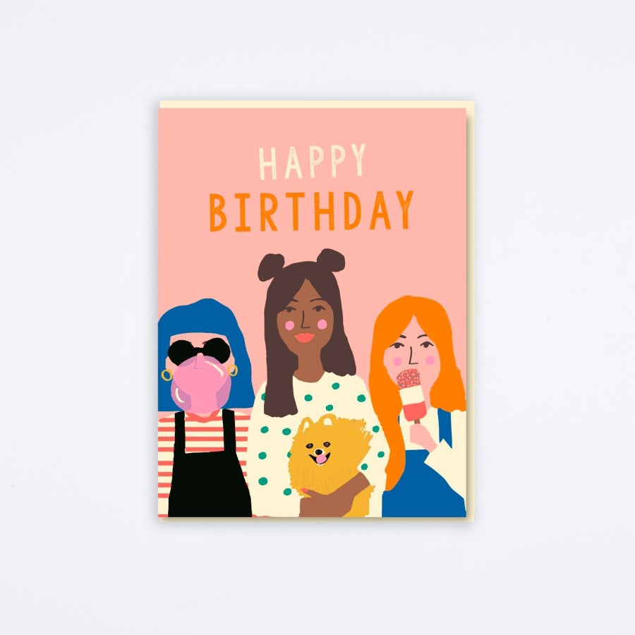 1973 Girl Party Card Birthday