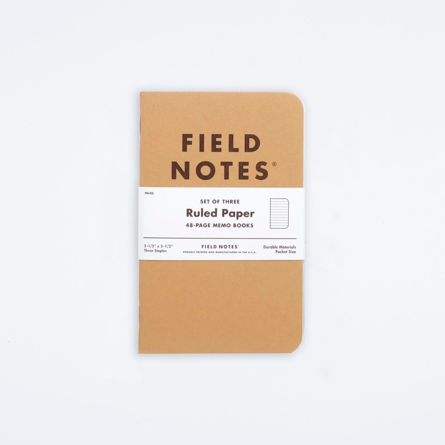 Field Notes Original Kraft Notebook Set Notebooks