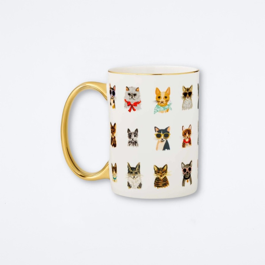 Rifle Paper Co Cool Cats Porcelain Mug Home