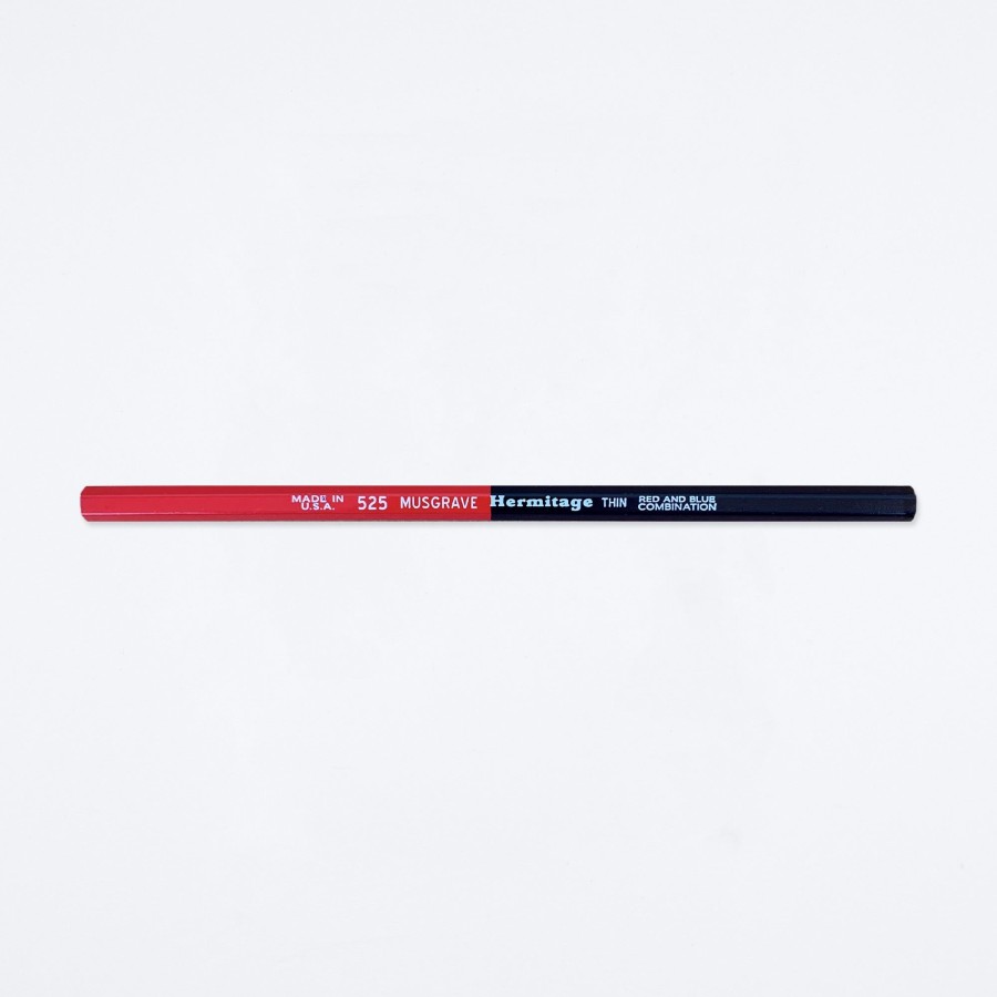 Musgrave Pencil Co Hermitage Thin Red And Blue Combination Pencil Colored Pencils