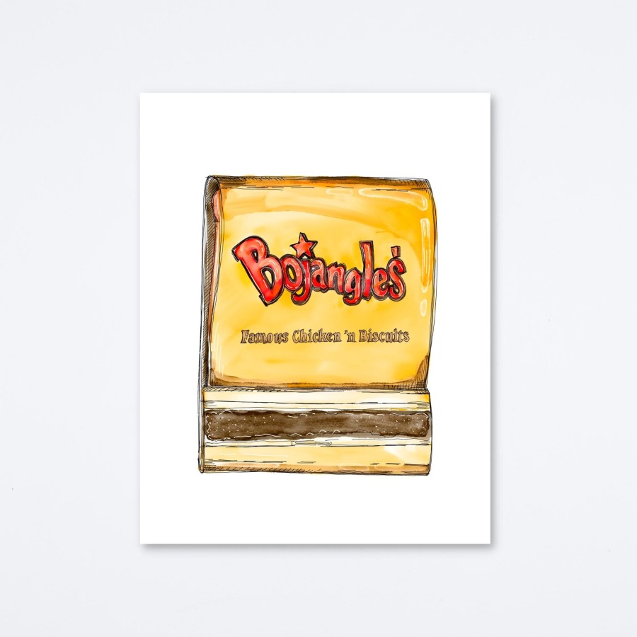 Mighty Strike Match Club Bojangles Art Print Wall Art