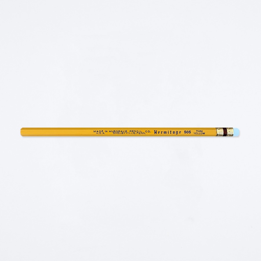 Musgrave Pencil Co Hermitage Thin Yellow Pencil Colored Pencils