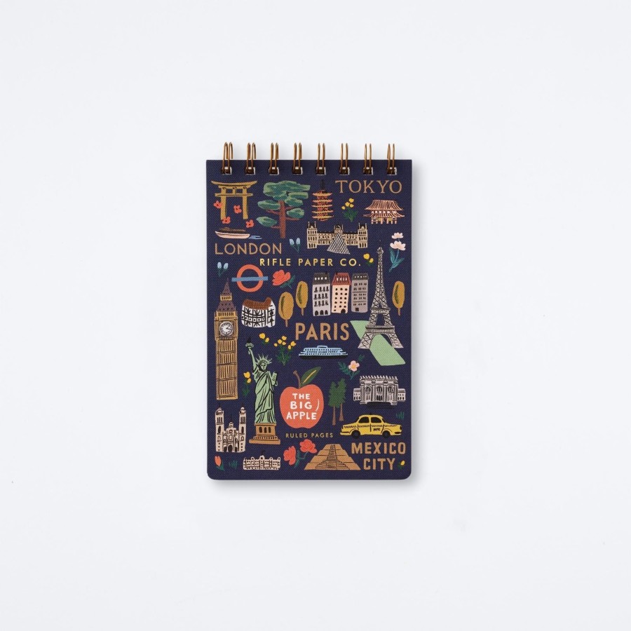 Rifle Paper Co Bon Voyage Small Top Spiral Notebook Notebooks