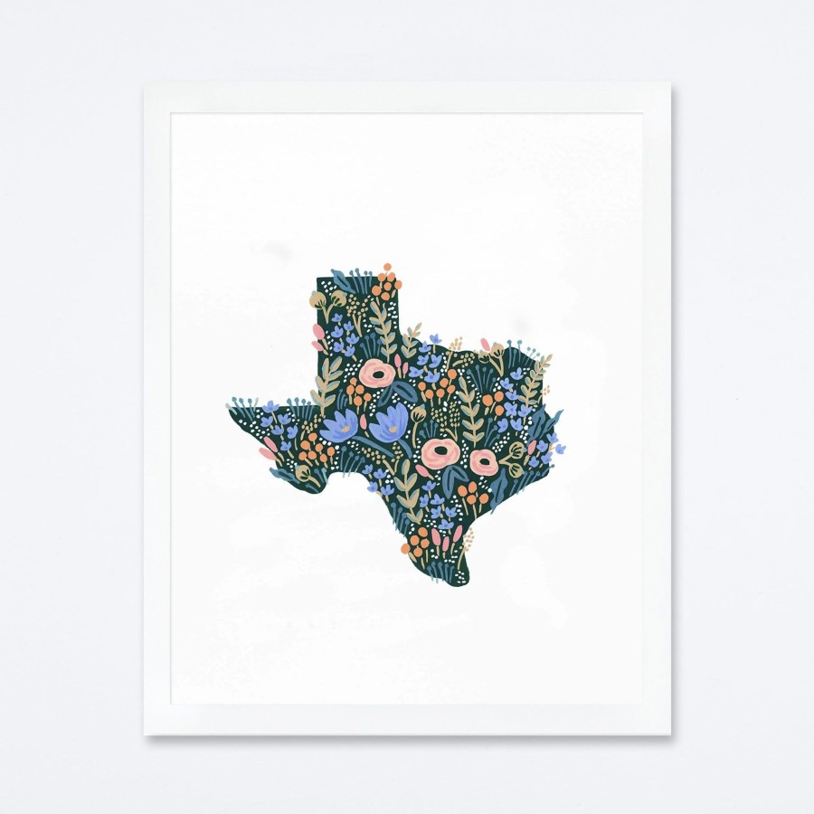 Rifle Paper Co Texas Wildflowers Art Print Wall Art