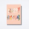 Carolyn Suzuki Spell It Out Birthday Card Birthday